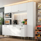 Cozinha Compacta Cm130 Moderna Plus 9 Portas 1 Gaveta Thb