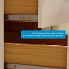 Cozinha Compacta Com 12 Portas 2 Gavetas E Espaço Para Micro-