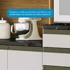 Cozinha Compacta Com 12 Portas 2 Gavetas E Espaço Para Micro-