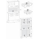Cozinha Compacta Com 4 Portas E 2 Gavetas Multimóveis Cr20114