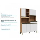 Cozinha Compacta Com 7 Portas 1 Gaveta E Espaço Para Micro-on