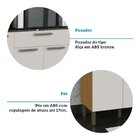 Cozinha Compacta Com 8 Portas 1 Gaveta E Espaço Para Micro-on