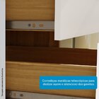 Cozinha Compacta Com 8 Portas 1 Gaveta E Espaço Para Micro-on