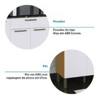 Cozinha Compacta Com 8 Portas 1 Gaveta E Espaço Para Micro-on