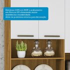 Cozinha Compacta Com 8 Portas 1 Gaveta E Espaço Para Micro-on