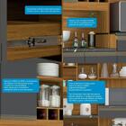 Cozinha Compacta Com 9 Portas 1 Gaveta 100% Mdf Merlot Perfil