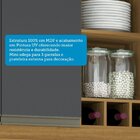 Cozinha Compacta Com 9 Portas 1 Gaveta E Espaço Para Micro-on