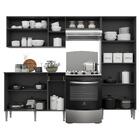 Cozinha Compacta Com Armário E Balcão Com Tampo Pequim Up Mul