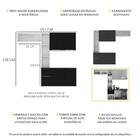 Cozinha Compacta Com Armário E Balcão Mp2002 Sofia Multimóvei