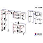 Cozinha Compacta Com Armário E Balcão Xangai Multimóveis Vm28