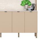 Cozinha Compacta Com Balcão 200cm Louvre Z06 Freijó/vanilla -