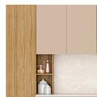 Cozinha Compacta Com Balcão 200cm Louvre Z06 Freijó/vanilla -