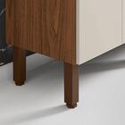 Cozinha Compacta Com Balcão 251cm Louis Z06 Nogueira/off - Mp