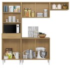 Cozinha Compacta Com Balcão Isabelle Atacama/grafite