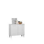 Cozinha Compacta Com Balcão Isabelle Branco