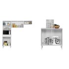 Cozinha Compacta Com Balcão Isabelle Branco