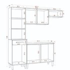 Cozinha Compacta Com Balcão Isabelle Branco