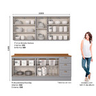 Cozinha Compacta Com Balcão Para Cooktop Amy Casa 812