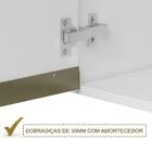 Cozinha Compacta Com Balcao Para Pia 160cm 4 Peças Mdf Kali N