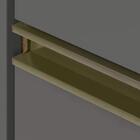 Cozinha Compacta Com Balcao Para Pia 160cm 4 Peças Mdf Kali N