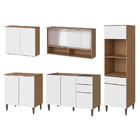 Cozinha Compacta Com Balcão Pia 05 Peças Juliette Aramóveis