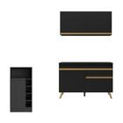 Cozinha Compacta Com Bancada Americana 1 Porta Veneza Multimó