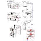 Cozinha Compacta Com Bancada Americana 1 Porta Veneza Multimó