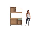 Cozinha Compacta Com Espaço Para Microondas 4 Portas 1 Gaveta