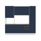 Cozinha Compacta Com Kit Forno Celeste Kappesberg 100% Mdf Br