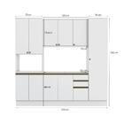 Cozinha Compacta Com Kit Forno Celeste Kappesberg 100% Mdf Br