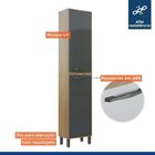 Cozinha Compacta Com Paneleiro Simples Balcão E Aéreo Com Det