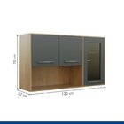 Cozinha Compacta Com Paneleiro Simples Balcão E Aéreo Com Det