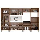 Cozinha Compacta Com Pia Inox 7 Peças Calábria Multimóveis Mp