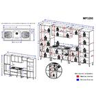 Cozinha Compacta Com Pia Inox 7 Peças Calábria Multimóveis Mp