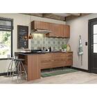 Cozinha Compacta Com Pia Inox E Mesa 6 Peças Calábria Multimó