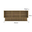 Cozinha Compacta Com Tampo 2 Peças 1 Aéreo 1 Balcão New York