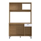 Cozinha Compacta Com Tampo 4 Portas 1 Gaveta Helena Whisky/br