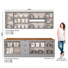 Cozinha Compacta Com Tampo 7 Peças Amy Casa 812