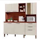 Cozinha Compacta Com Tampo 7 Portas 2 Gavetas Mega Kits Paraná