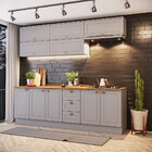 Cozinha Compacta Com Tampo 8 Peças Amy Casa 812