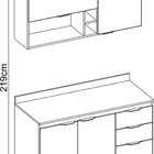 Cozinha Compacta Com Tampo Fi0012 Firenza Demobile