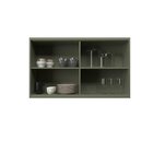 Cozinha Compacta Com Vidro 3 Peças 6 Portas 3 Gavetas Sevilha