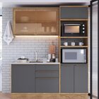 Cozinha Compacta Com Vidro Reflecta 3 Peças 6 Portas Viena Fr
