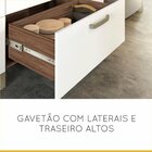 Cozinha Compacta Condessa 6 Pt 5 Gv Branca E Nogal