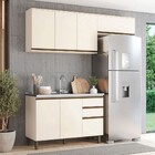Cozinha Compacta Connect 7 Portas 2 Gavetas 100% Mdf Off Whit