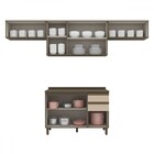 Cozinha Compacta Connect 8 Portas 2 Gavetas 100% Mdf Duna/cri