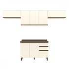 Cozinha Compacta Connect 8 Portas 2 Gavetas 100% Mdf Off Whit