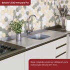 Cozinha Compacta Connect 8 Portas 2 Gavetas 100% Mdf Off Whit