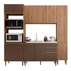 Cozinha Compacta Cook 11 Pt 2 Gv Madeira E Oxid