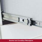 Cozinha Compacta De 04 Peças Com Aéreo De Vidro Nova York Henn